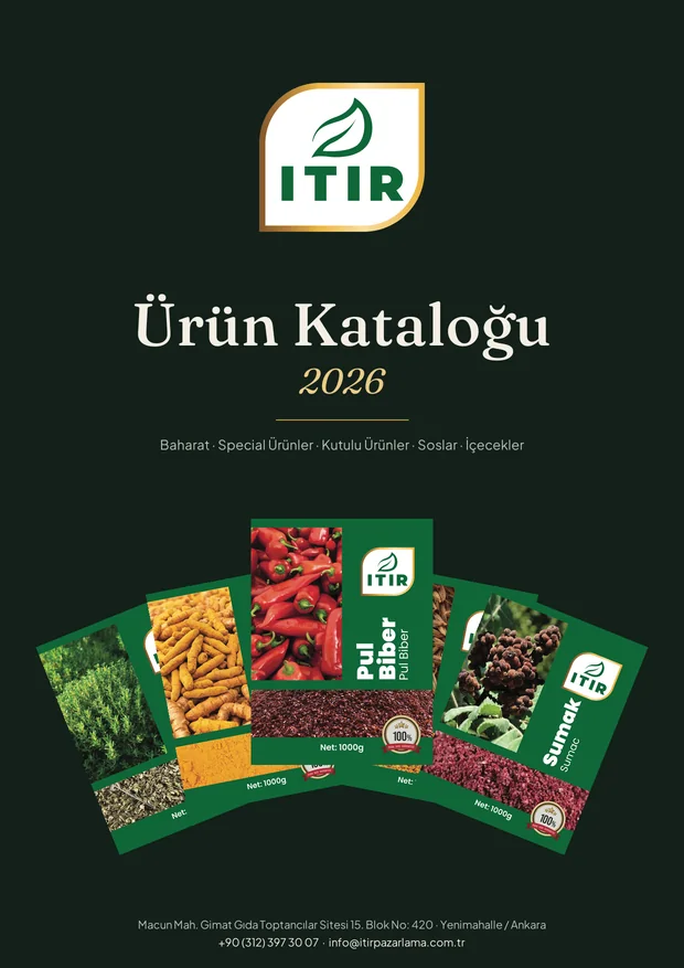Itır Ürün Kataloğu 2026 kapağı
