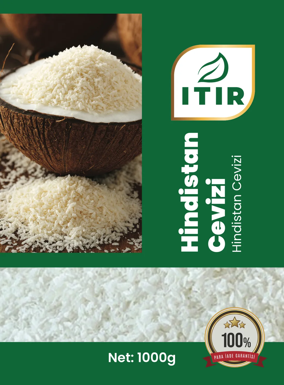 Itır Hindistan Cevizi ambalajı – 1000 g