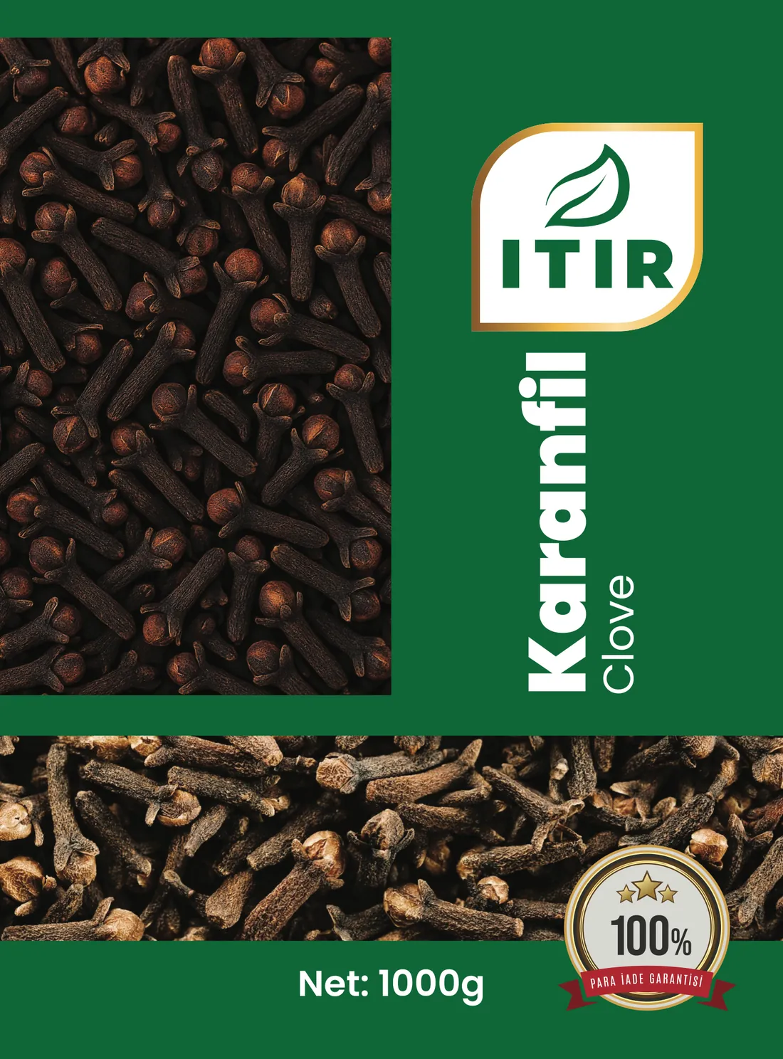Itır Karanfil ambalajı – 1000 g