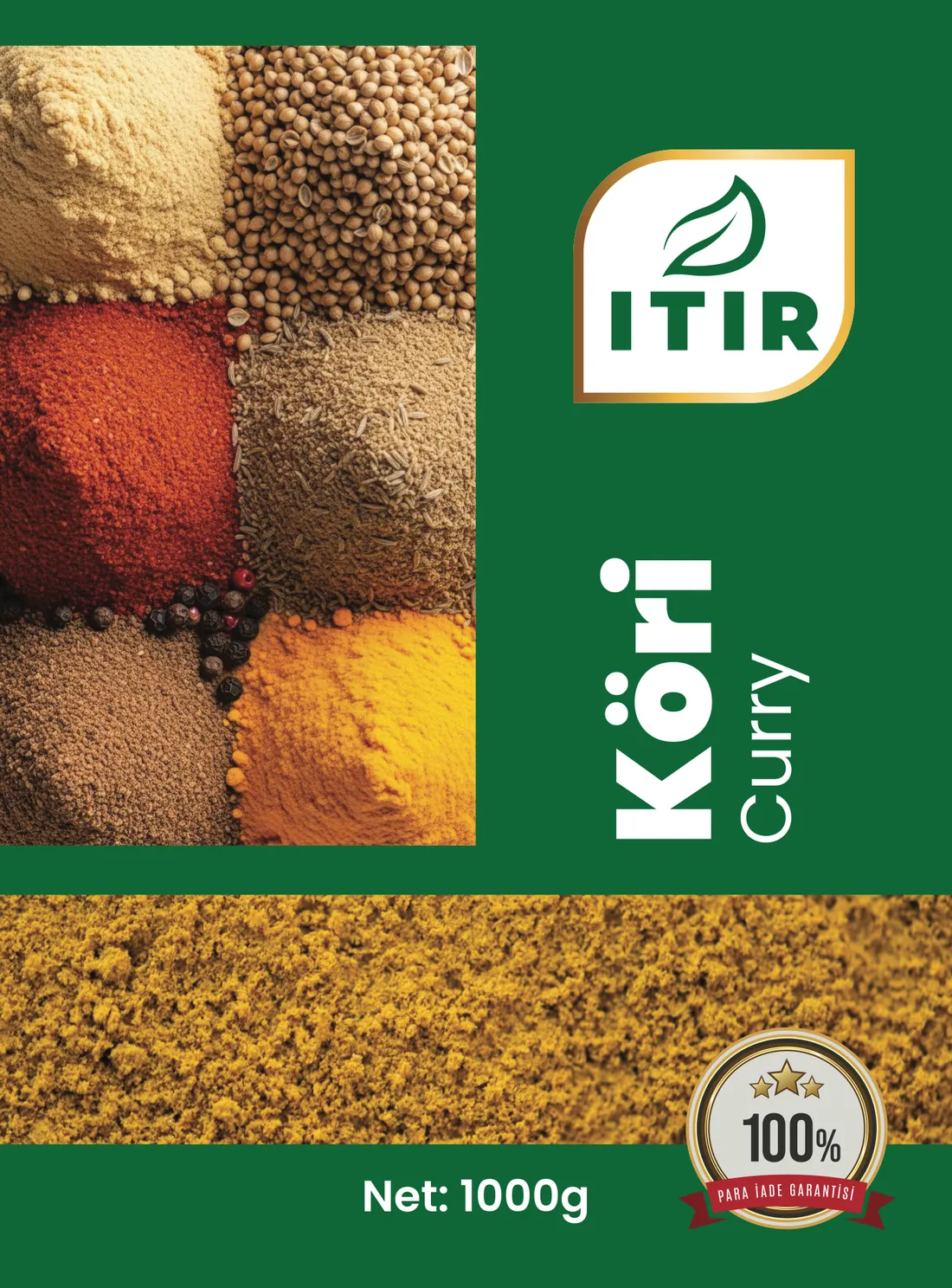 Itır Köri ambalajı – 1000 g