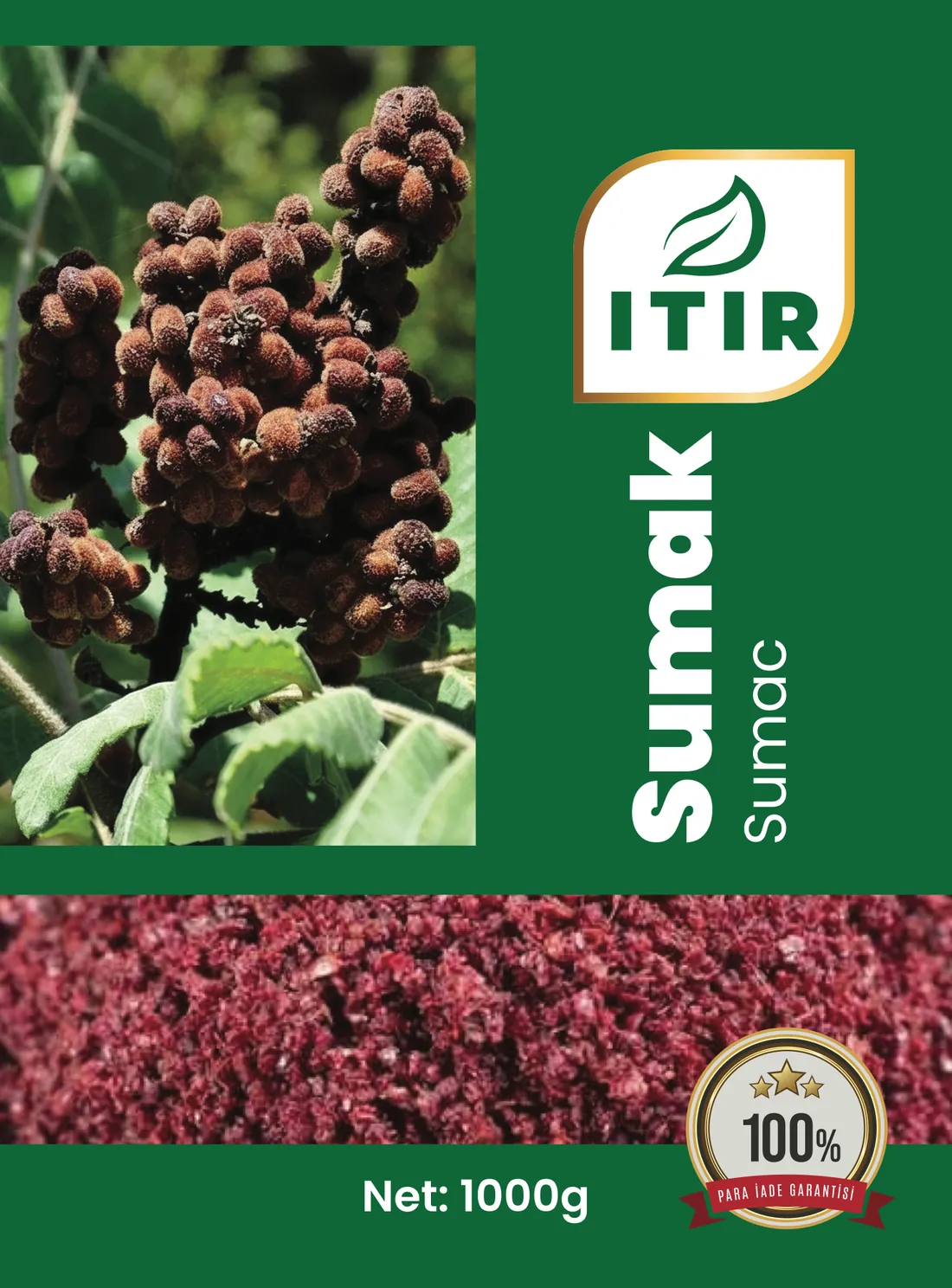 Itır Sumak ambalajı – 1000 g